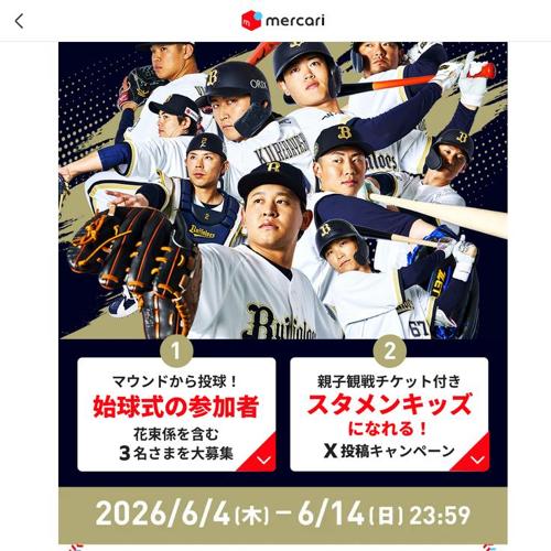 オリックス・バファローズ応援キャンペーンの詳細