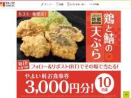 ܤȥФŷפ꿩ȯ䥭ڡ󡡤褤(3,000ʬ)褤(500ʬ)30̾